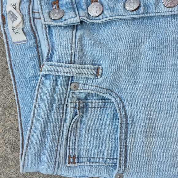 Madewell Stretch Jeans 27 Light Wash High Waist Skinny Distressed - Picture 3 of 11